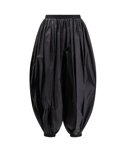 Alaïa Balloon Trousers With Elastic In Black