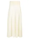 Alaïa Band Skirt In White