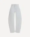 Alaïa Alaia White Rodeo Denim Trousers In White