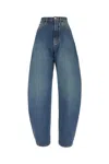 Alaïa Washed Straight-leg Jeans In Blue