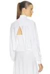 Alaïa Alaia Women Batwing Linen Sweater In White