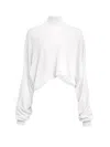 Alaïa Batwing Linen Sweater