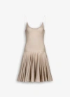Alaïa Knit Slip Flared Dress