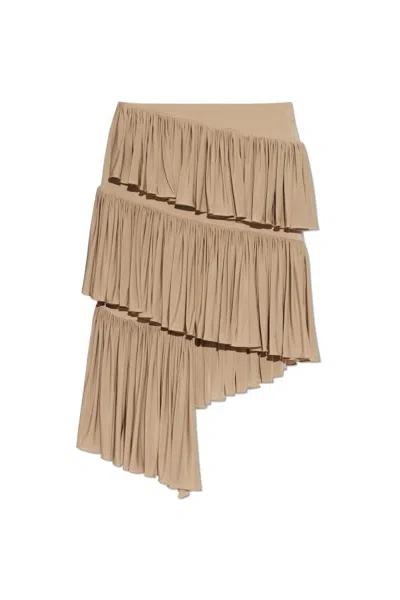 Alaïa Alaia Beig Double Folded Skirt