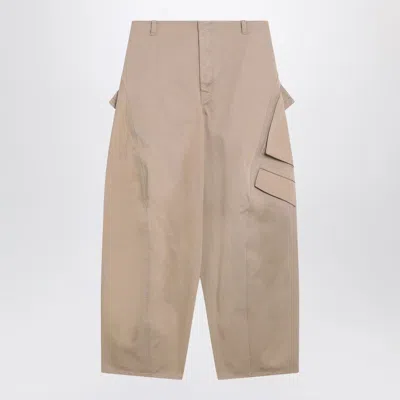 Alaïa Alaia Beige Chino Cargo Pants Women In Neutral