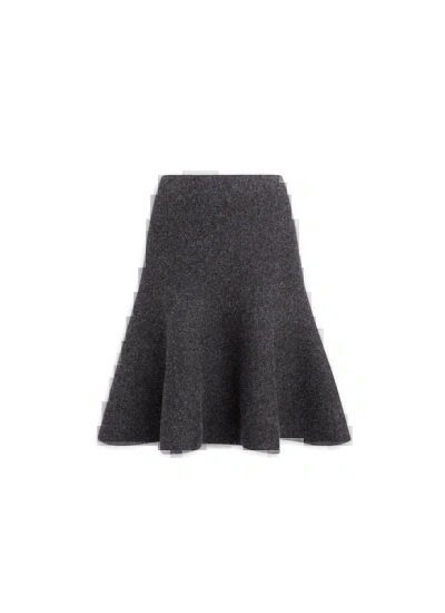 Alaïa Alaia Bell Skirt In Gray