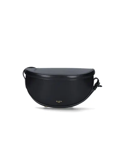 Alaïa Belt Bag "east-west" In Black