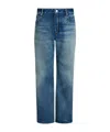 Alaïa Belt Loop Jeans In Blue