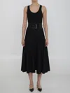 Alaïa Sleeveless Dress In Black