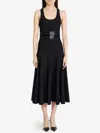 Alaïa Sleeveless Dress In Black