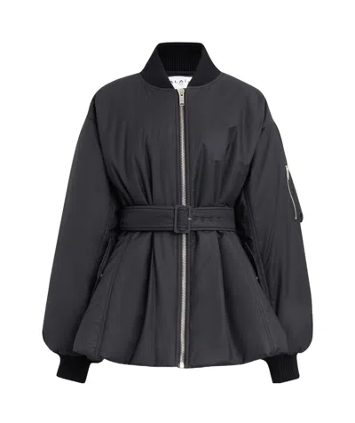 ALAÏA ALAÏA ZIP-UP BELTED BOMBER JACKET