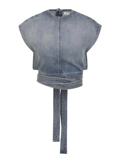 ALAÏA TOP - AZUL