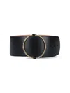 Alaïa Large Ring Belt In Calf Leather