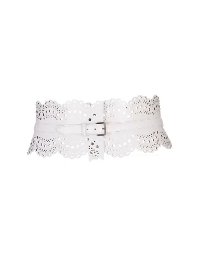 Alaïa Belts In Blancoptique