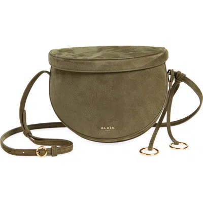 Alaïa Besace Crossbody In Brown