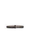 Alaïa Biker Double Belt In Nubuck