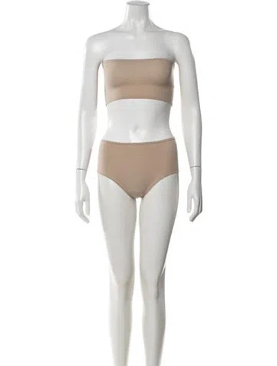 Pre-owned Alaïa Bikini W/ Tags In Neutral