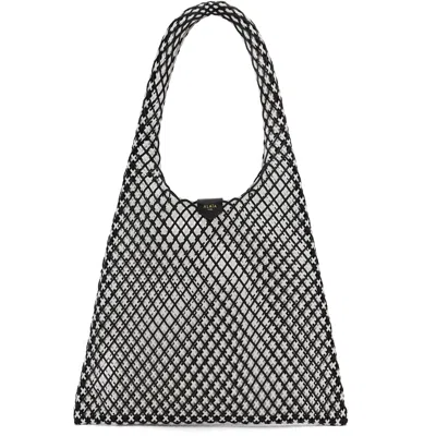 Alaïa Black & White One Piece Leather Net Tote
