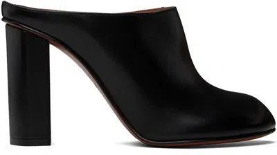 Alaïa Black Babylon Mules In 999 - Noir