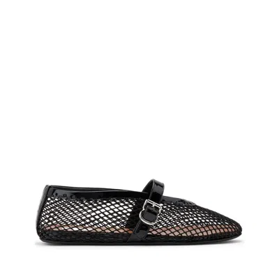ALAÏA ALAÏA BLACK BALLET FLATS WOMEN