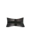 Alaïa Black Belts Women In Brown