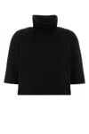 Alaïa Black Cashmere Blend Sweater