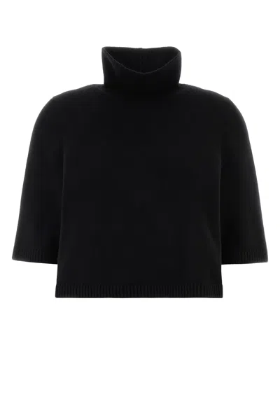Alaïa Black Cashmere Blend Sweater