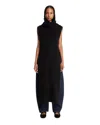 Alaïa Black Cashmere Tabard Top