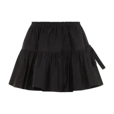 Alaïa Black Cotton Deesse Skirt