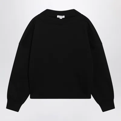 Alaïa Alaia Black Cotton Sweatshirt