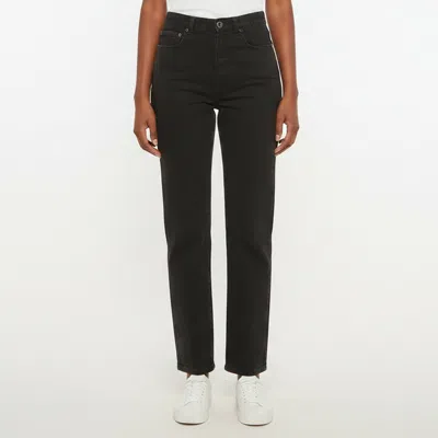 Pre-owned Alaïa Black Denim High Rise Jeans S/waist 21"