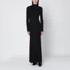 Alaïa Alaia Black Dress With Back Draping Women In Black