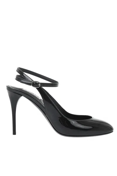 Alaïa Black Glossy Leather Pumps