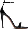 Alaïa Ankle Strap Sandal In 999 - Noir