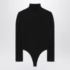 Alaïa Alaia Black Jersey Heartcut Bodysuit