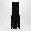 Alaïa Alaia Black Knit Dress With Ruches Women In Black