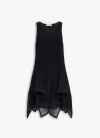Alaïa Alaia Black Layered Skirt With Ruffles In Black