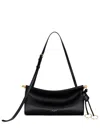 Alaïa Womens Noir Le Click East West Medium Leather Shoulder Bag In Black