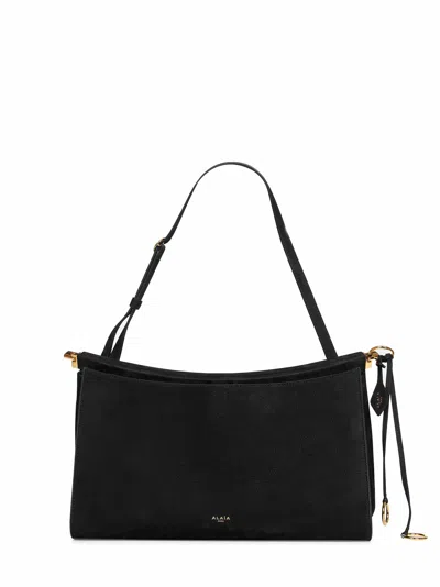 Alaïa Black Le Click Pocket 35 Shoulder Bag