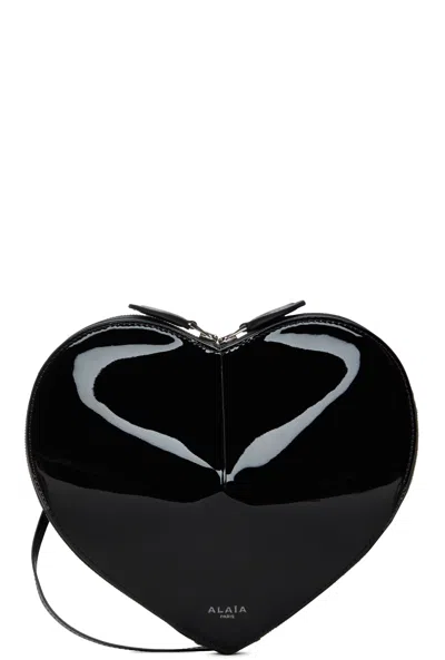 Alaïa Black 'le Coeur' Calfskin Bag