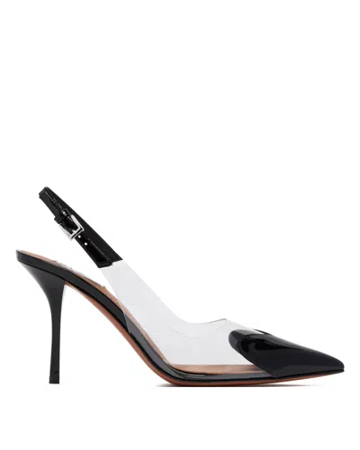 Alaïa Le Coeur Slingback Pvc And Leather Pumps In White