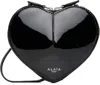 Alaïa Alaia Mini Heart-shaped Handbag With Gold Hardware In Black