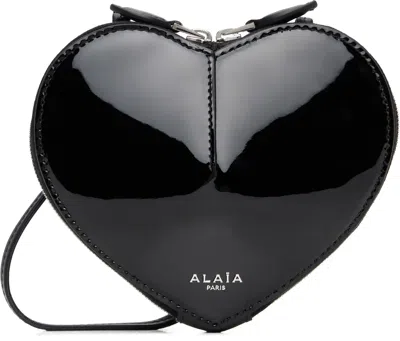 ALAÏA BLACK 'LE COEUR' SMALL BAG