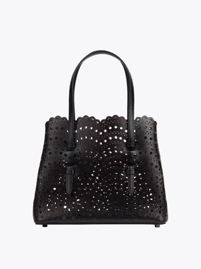 Alaïa Black Le Mina 25 Tote Bag