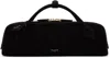 Alaïa Le Teckel Top-handle Bag In Grained Leather In 999 - Noir
