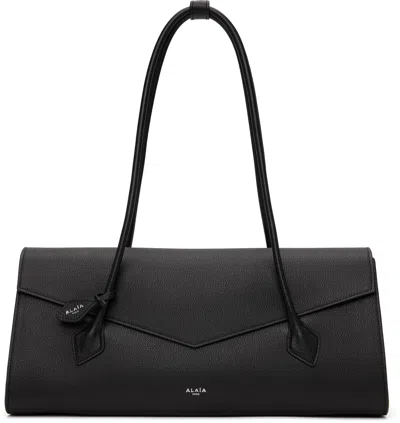 Alaïa Le Teckel Tote Bag With Flap In Black