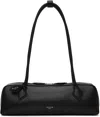 Alaïa Womens Alaia Le Teckel Branded-tag Leather Shoulder Bag In 999 - Noir