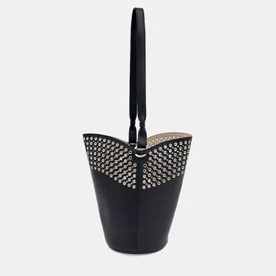 Pre-owned Alaïa Black Leather Bucket Bag