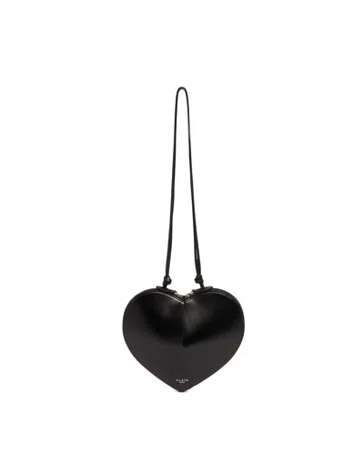 Alaïa Black Leather Coeur Bag