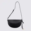 Alaïa Black Leather Crossbody Bag In Black